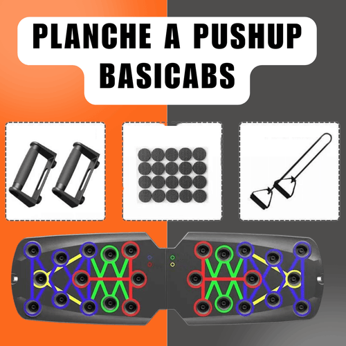 Basic-Abs™ Explo Push-Up - Planche à Push-Up